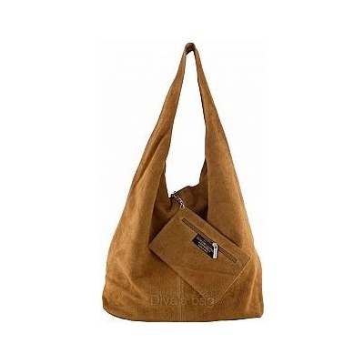Kabelka Sylva shopper kožená cognac