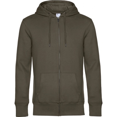 B&C Collection B&c king zipped hood / Мъжка блуза с цип - каки xxxl (01u03k55513)