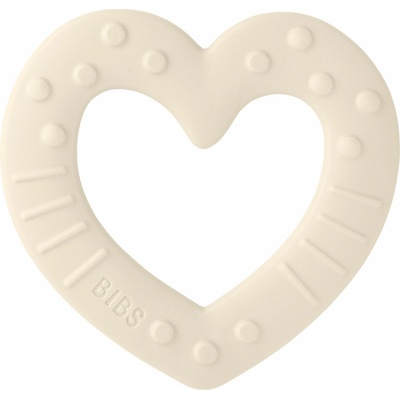 BIBS Baby Bitie Heart Ivory