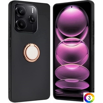 Xiaomi Redmi Note 14 4G Удароустойчив Ring Kickstand /Soft TPU Калъф и Протектор