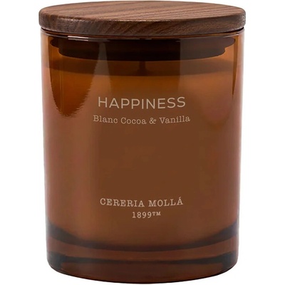 Cereria Molla Wellbeing HAPPINESS Blanc Cocoa & Vanilla 230 g