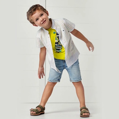 Mayoral Basic бермуди за момче в светъл деним Майорал