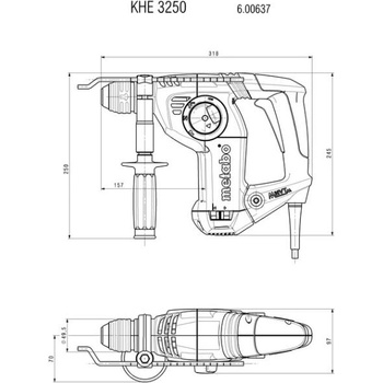 Image 1 of Metabo KHE 3250 (600637000)