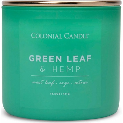 Colonial Candle Green Leaf Hemp 411 g