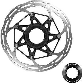 Sram Centerline 2 Piece CenterLock 180 mm Black Rounded