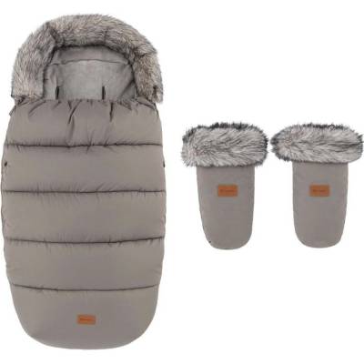 Petite & Mars Set zimný Comfy 4v1 Fjora Mocha Mousse