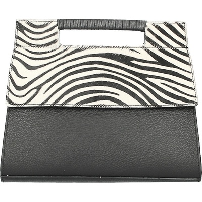 Made in Italy kožená kabelka 230 zebra
