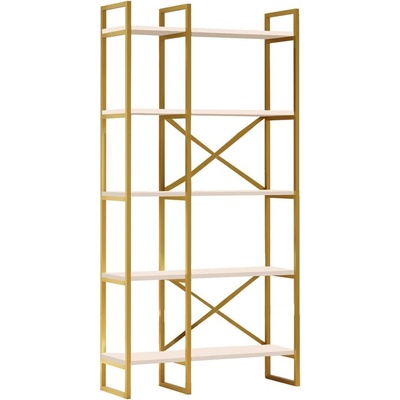 ASIR GROUP Бял/златен рафт 87, 5x175 cm Monica - Kalune Design (956LCS1425)