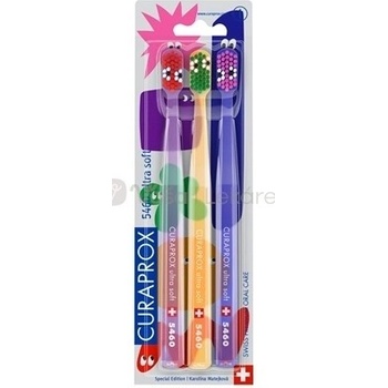 Curaprox CS 5460 Ultrasoft Okatá edícia 3 ks