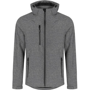Promodoro 7850 / Мъжко трислойно софтшел яке с качулка - сиво 5xl (40785061015)
