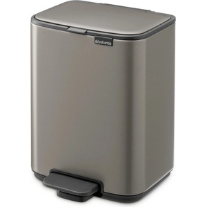Brabantia Сиво стоманено кошче за боклук с педал 4 l Bo - Brabantia (237881)