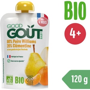 Good Gout BIO Круша с клементина (120 г) (15242)