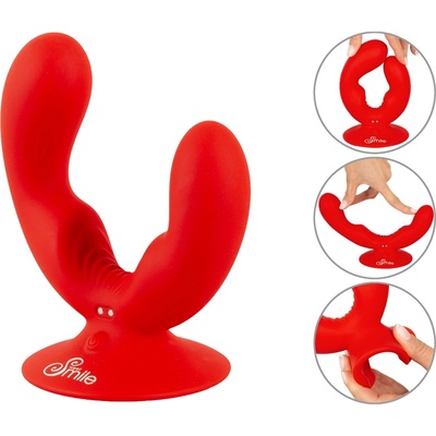 Sweet Smile Dual Vibrator Red