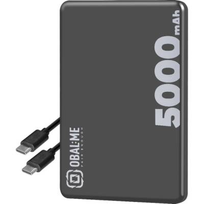 OBAL:ME Външна батерия Obal-ME MagNetix, 5000mAh, черен (OMPWBMS5K)