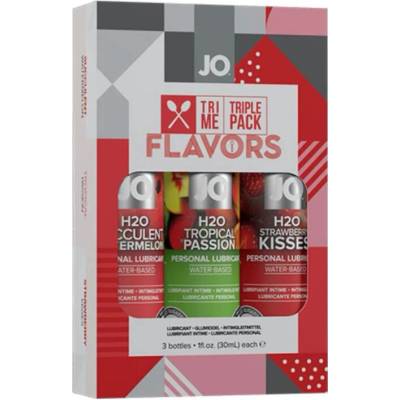 Sada lubrikantov Flavors 3 x 30 ml System JO
