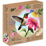 Milliwood Дървен пъзел Milliwood, Celebrating, 100 ч. - Колибри (XS-Hummingbird-5081-C) - bright-toys