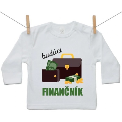 Boodyy Tričko s dlhým rukávom Budúci finančník