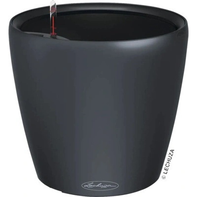 Lechuza Classico Color LS plastový kvetináč 43 cm V 39,5 cm bridlicovo sivý