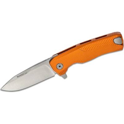 Lionsteel ROK ORANGE hliníkový nůž, RotoBlock, čepel se saténovým povrchem M390 ROK A OS