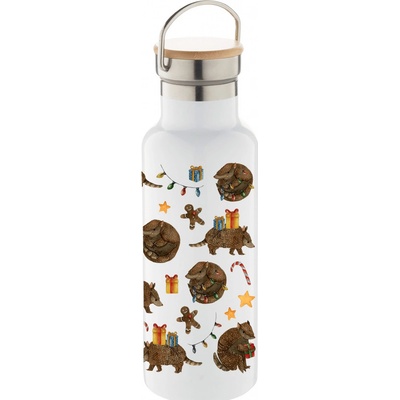 ePiPí Termoska bambus Vánoční pásovec 750 ml