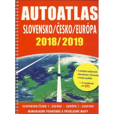 Autoatlas Slovensko/Česko/Európa 2018 /2019