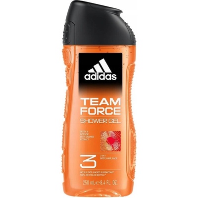 Adidas Team Force 3 v 1 pre mužov, 250 ml
