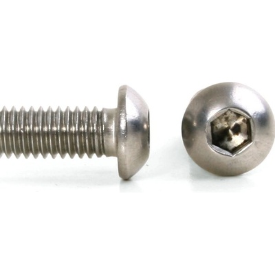 Šroub button imbus nerez A2, ISO 7380, půlkulatá hlava - M4x40 – Sleviste.cz