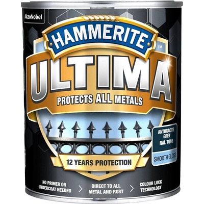 Hammerite Ultima Smooth 0,7 l antracitová
