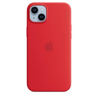 Калъф от Apple за iPhone за 14 Plus Silicone Case with MagSafe - (PRODUCT)RED (mpt63zm/a)