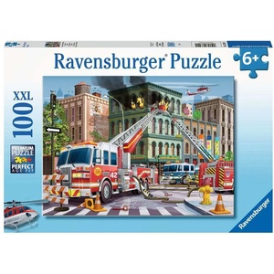 Ravensburger - Puzzle Fire Truck Rescue XXL - 100 piese