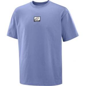 Salomon Wild Rays Label SS Tee Размер: L / Цвят: син