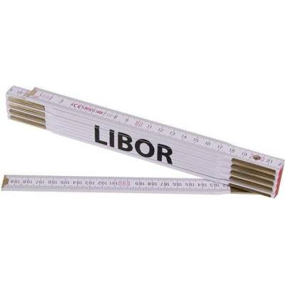 Kola Pirkl Metr skládací 2m LIBOR Profi bílý dřevo