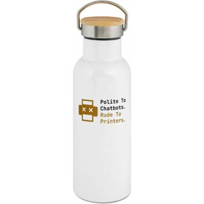 123TRIKO termoska Polite To Chatbots. Rude To Printers. 500 ml