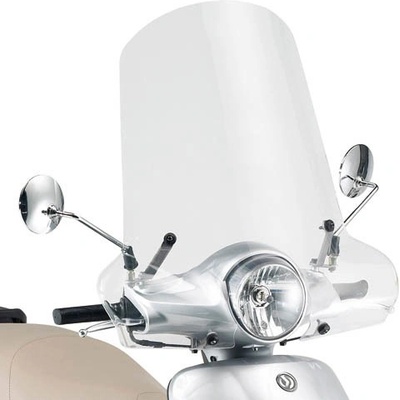 KAPPA plexi SYM FIDDLE II 50-125 (09-14) 50 X 63 cm průhledné - potřebné upevnění A293AK