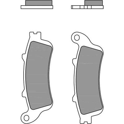 Brzdové destičky BREMBO 07HO52SP 07HO52SP