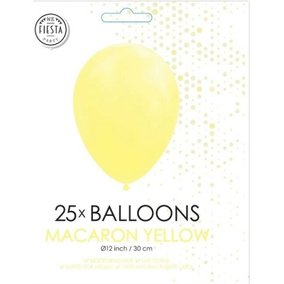 Fiesta Balóniky makarónovo žltá Ø 30cm 80065