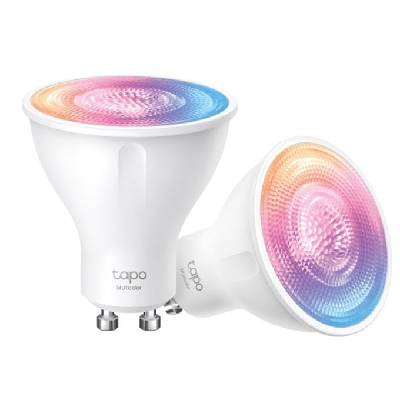 Смарт крушка TP-Link Tapo L630(2-Pack), Wi-Fi, GU10, 3.7W, 2200K-6500K, 350 lm, Android/iOS, димираща, RGB, 2бр (Tapo L630(2-Pack))