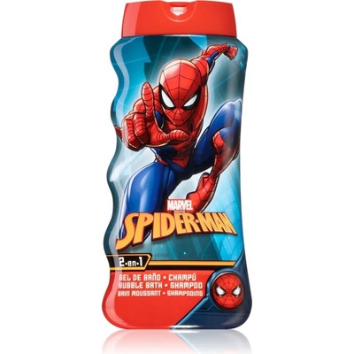 Marvel Spiderman Bubble Bath and Shampoo sprchový a kúpeľový gél pre deti 475 ml