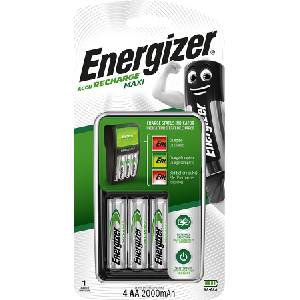 Energizer Maxi зарядно устройство + 2 батерии AA 2000 mAh (421788)