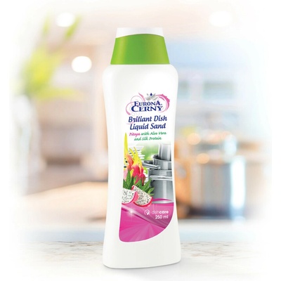 Eurona by Cerny Čisticí tekutý písek na nádobí Pitaya s Aloe vera a hedvábným proteinem, 250 ml