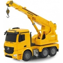 DOUBLE E Mercedes-Benz Arocs CRANE 4WD autojeřáb licencováno funkční jeřáb zvuk LED RTR 1:20