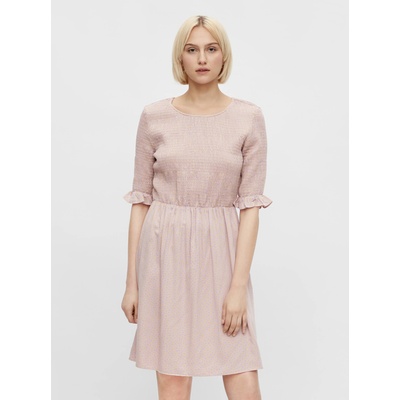 PIECES Светлорозова рокля на цветя Pieces Laoise Pieces | Rozov | ЖЕНИ | M