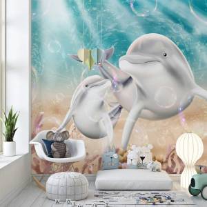 Art Gift Decor Фототапет делфини