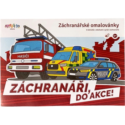 kresli.to Záchranárske omaľovánky Záchranári Do akcie! 0166