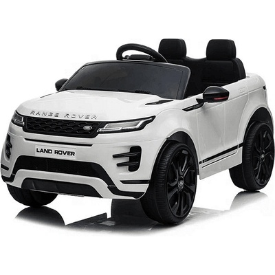 ROLLZONE Land Rover Range Rover Evoque 12V - Детски акумулаторен джип, Бял, EVA гуми (RRE99-white)