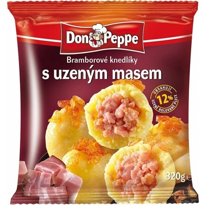 Mrazené Knedlíčky zemiakové s údeným mäsom 320g Don Peppe