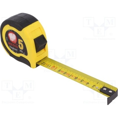 MEDID 8255 Svinovací metr Šíř 25mm Dl 5m Mat.těl ABS elastolan