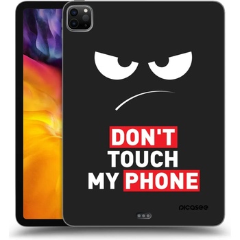 Picasee silikónový čierny obal Apple iPad 11 2020 2.generace Angry Eyes Transparent