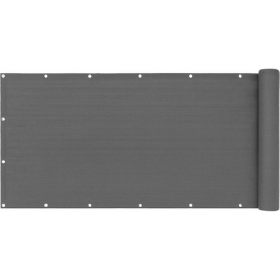 MultiGarden BP-202 Balkonová stínící zástěna s kováním, 100 × 700 cm + montážní příslušenství, šedá – Zbozi.Blesk.cz