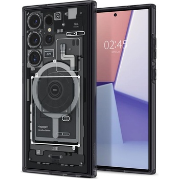 Spigen Ultra Hybrid OneTap MagSafe Case - хибриден кейс с висока степен на защита с MagSafe за Samsung Galaxy S24 Ultra (черен)